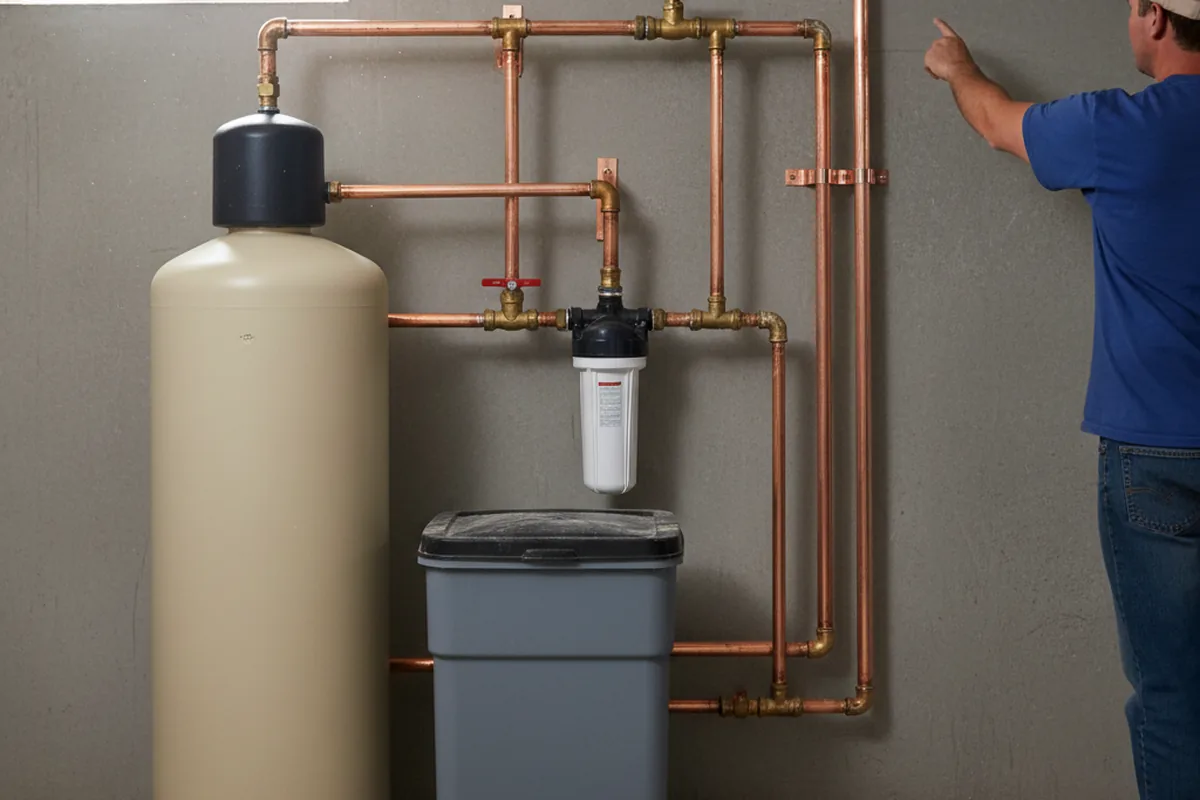 Whole-house water treatment system installed in Ferrum